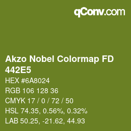 Color code: Akzo Nobel Colormap FD - 442E5 | qconv.com