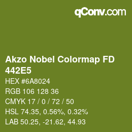 Código de color: Akzo Nobel Colormap FD - 442E5 | qconv.com
