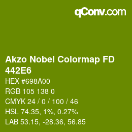 Color code: Akzo Nobel Colormap FD - 442E6 | qconv.com