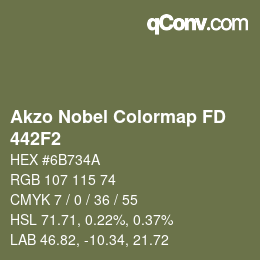 Color code: Akzo Nobel Colormap FD - 442F2 | qconv.com