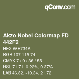 Code couleur: Akzo Nobel Colormap FD - 442F2 | qconv.com