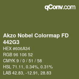 Color code: Akzo Nobel Colormap FD - 442G3 | qconv.com