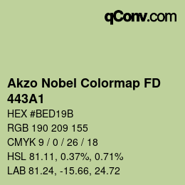 Color code: Akzo Nobel Colormap FD - 443A1 | qconv.com