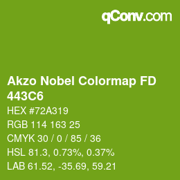Code couleur: Akzo Nobel Colormap FD - 443C6 | qconv.com