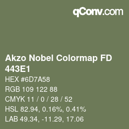 カラーコード: Akzo Nobel Colormap FD - 443E1 | qconv.com