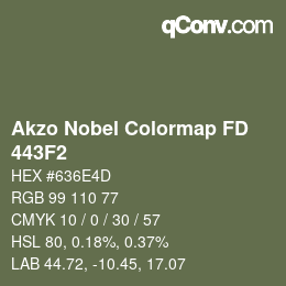 Color code: Akzo Nobel Colormap FD - 443F2 | qconv.com