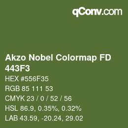 Color code: Akzo Nobel Colormap FD - 443F3 | qconv.com
