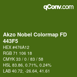 Color code: Akzo Nobel Colormap FD - 443F5 | qconv.com