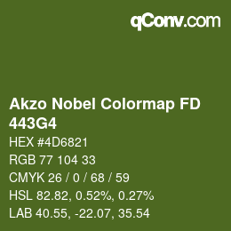 Color code: Akzo Nobel Colormap FD - 443G4 | qconv.com