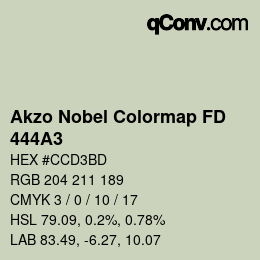 Code couleur: Akzo Nobel Colormap FD - 444A3 | qconv.com