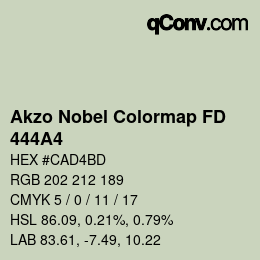 Código de color: Akzo Nobel Colormap FD - 444A4 | qconv.com