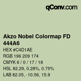 Color code: Akzo Nobel Colormap FD - 444A6 | qconv.com