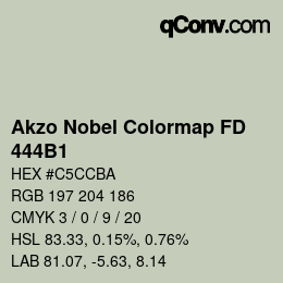 Color code: Akzo Nobel Colormap FD - 444B1 | qconv.com