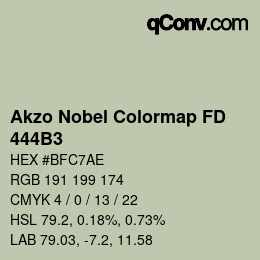 Color code: Akzo Nobel Colormap FD - 444B3 | qconv.com