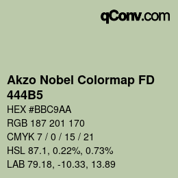 Código de color: Akzo Nobel Colormap FD - 444B5 | qconv.com