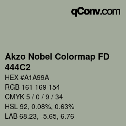 Color code: Akzo Nobel Colormap FD - 444C2 | qconv.com