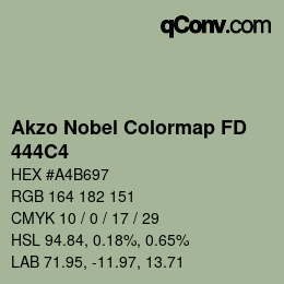 Color code: Akzo Nobel Colormap FD - 444C4 | qconv.com