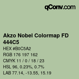 Color code: Akzo Nobel Colormap FD - 444C5 | qconv.com