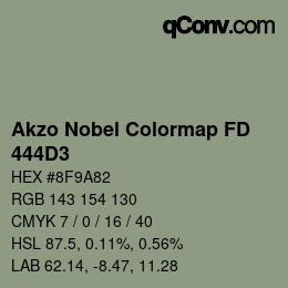Color code: Akzo Nobel Colormap FD - 444D3 | qconv.com