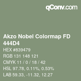 Color code: Akzo Nobel Colormap FD - 444D4 | qconv.com