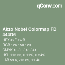 Color code: Akzo Nobel Colormap FD - 444D6 | qconv.com