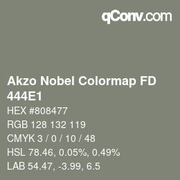 Farbcode: Akzo Nobel Colormap FD - 444E1 | qconv.com