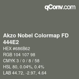 Color code: Akzo Nobel Colormap FD - 444E2 | qconv.com