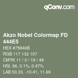 Farbcode: Akzo Nobel Colormap FD - 444E5 | qconv.com