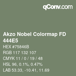 Color code: Akzo Nobel Colormap FD - 444E5 | qconv.com