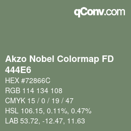 Code couleur: Akzo Nobel Colormap FD - 444E6 | qconv.com
