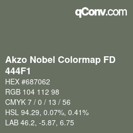 Color code: Akzo Nobel Colormap FD - 444F1 | qconv.com