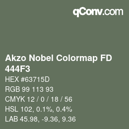 Color code: Akzo Nobel Colormap FD - 444F3 | qconv.com