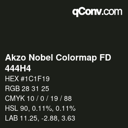 Color code: Akzo Nobel Colormap FD - 444H4 | qconv.com