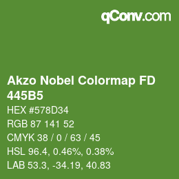 Color code: Akzo Nobel Colormap FD - 445B5 | qconv.com