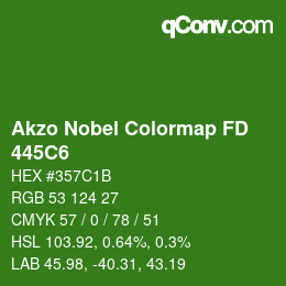 Farbcode: Akzo Nobel Colormap FD - 445C6 | qconv.com