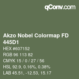 カラーコード: Akzo Nobel Colormap FD - 445D1 | qconv.com
