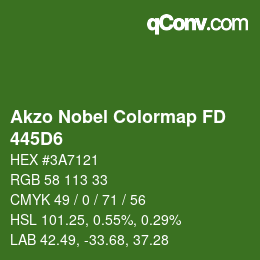 Color code: Akzo Nobel Colormap FD - 445D6 | qconv.com
