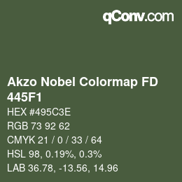 Color code: Akzo Nobel Colormap FD - 445F1 | qconv.com