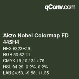 Farbcode: Akzo Nobel Colormap FD - 445H4 | qconv.com