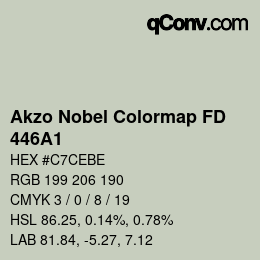 Color code: Akzo Nobel Colormap FD - 446A1 | qconv.com