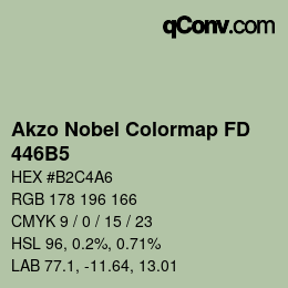 Color code: Akzo Nobel Colormap FD - 446B5 | qconv.com