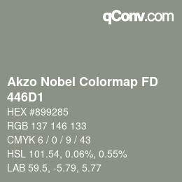 Color code: Akzo Nobel Colormap FD - 446D1 | qconv.com