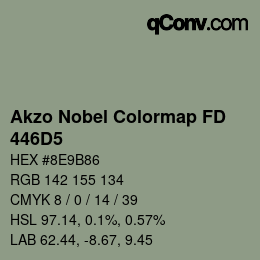 Code couleur: Akzo Nobel Colormap FD - 446D5 | qconv.com