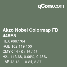 Farbcode: Akzo Nobel Colormap FD - 446E5 | qconv.com