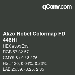 Color code: Akzo Nobel Colormap FD - 446H1 | qconv.com