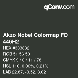 Color code: Akzo Nobel Colormap FD - 446H2 | qconv.com
