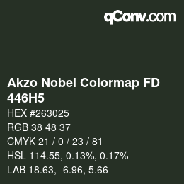 カラーコード: Akzo Nobel Colormap FD - 446H5 | qconv.com