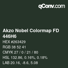 Color code: Akzo Nobel Colormap FD - 446H6 | qconv.com