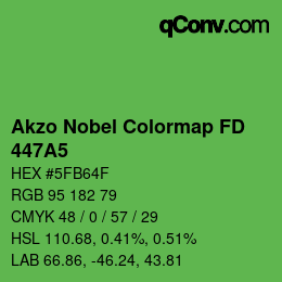 Farbcode: Akzo Nobel Colormap FD - 447A5 | qconv.com