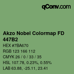 Color code: Akzo Nobel Colormap FD - 447B2 | qconv.com